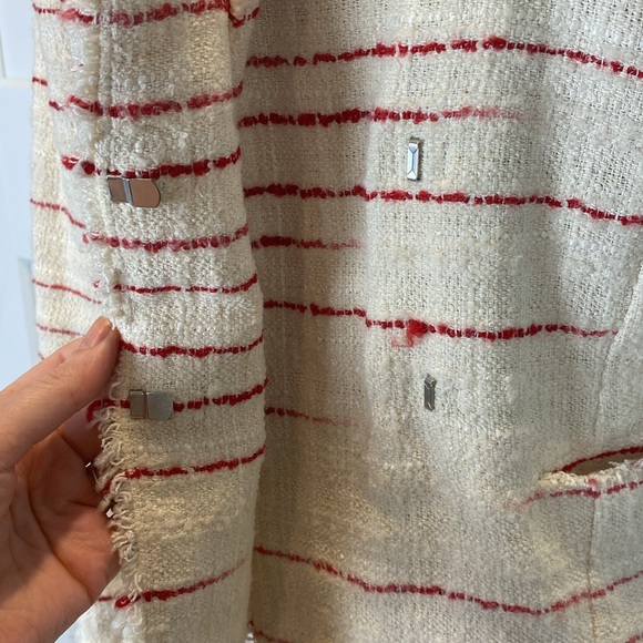 Isabel Marant Etoile Cream Striped Jacket - Picture 9 of 15